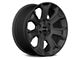 RTX Offroad Wheels Novi Satin Black 6-Lug Wheel; 20x9; 30mm Offset (14-18 Silverado 1500)