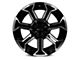 RTX Offroad Wheels Peak Gloss Black Machined 6-Lug Wheel; 22x10; -18mm Offset (14-18 Silverado 1500)