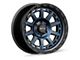 RTX Offroad Wheels Titan Midnight Blue with Black Lip 6-Lug Wheel; 18x9; 0mm Offset (14-18 Silverado 1500)