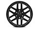 RTX Offroad Wheels Volcano Gloss Black Milled Edge 6-Lug Wheel; 20x10; -18mm Offset (14-18 Silverado 1500)