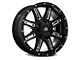 RTX Offroad Wheels Ravine Black Milled 6-Lug Wheel; 17x8; 10mm Offset (15-20 F-150)