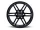 RTX Offroad Wheels Slate Satin Black 6-Lug Wheel; 17x8; 25mm Offset (15-20 F-150)