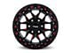 RTX Offroad Wheels Zion Black Milled Red 6-Lug Wheel; 20x9; 0mm Offset (15-20 F-150)