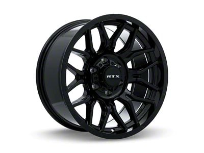 RTX Offroad Wheels Claw Gloss Black 8-Lug Wheel; 20x9; 0mm Offset (23-24 F-250 Super Duty)