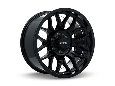 RTX Offroad Wheels Claw Gloss Black 8-Lug Wheel; 20x9; 0mm Offset (23-24 F-350 Super Duty SRW)