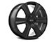 RTX Offroad Wheels Aspen Satin Black 6-Lug Wheel; 17x8; 10mm Offset (24-25 Ranger)