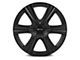 RTX Offroad Wheels Aspen Satin Black 6-Lug Wheel; 17x8; 10mm Offset (24-25 Ranger)