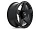 RTX Offroad Wheels Outlaw Satin Black 6-Lug Wheel; 17x8; 5mm Offset (24-25 Ranger)