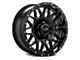 RTX Offroad Wheels Canyon Satin Black 6-Lug Wheel; 18x9; 10mm Offset (99-06 Sierra 1500)