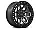 RTX Offroad Wheels Zion Gloss Black Machined 6-Lug Wheel; 17x9; 0mm Offset (23-24 Colorado)