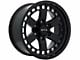 RTX Offroad Wheels Ozark Satin Black 6-Lug Wheel; 17x9; 0mm Offset (97-04 Dakota)