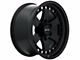 RTX Offroad Wheels Ozark Satin Black 6-Lug Wheel; 17x9; 0mm Offset (97-04 Dakota)