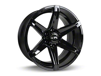 RTX Offroad Wheels Beast Gloss Black 6-Lug Wheel; 20x9.5; 10mm Offset (21-25 F-150)