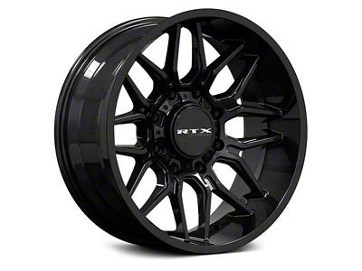 RTX Offroad Wheels Claw Gloss Black 6-Lug Wheel; 20x9; 0mm Offset (21-24 F-150)