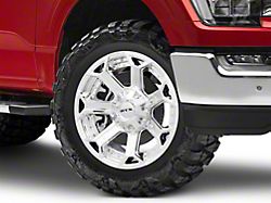 RTX Offroad Wheels Peak Chrome 6-Lug Wheel; 20x9; 0mm Offset (21-25 F-150)