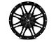 RTX Offroad Wheels Ravine Black Milled 6-Lug Wheel; 17x8; 10mm Offset (21-24 F-150)