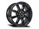 RTX Offroad Wheels Ridgeline Satin Black Milled 8-Lug Wheel; 18x9; 15mm Offset (11-16 F-350 Super Duty SRW)