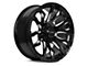 RTX Offroad Wheels Patton Gloss Black Milled Spoke 6-Lug Wheel; 18x9; 10mm Offset (19-24 RAM 1500)