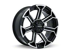 RTX Offroad Wheels Peak Gloss Black Machined 6-Lug Wheel; 18x9; 0mm Offset (19-25 RAM 1500)