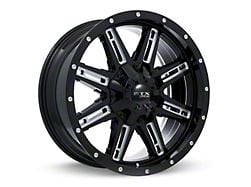 RTX Offroad Wheels Ravine Black Milled 6-Lug Wheel; 18x9; 10mm Offset (19-25 RAM 1500)