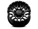 RTX Offroad Wheels Claw Gloss Black Milled with Rivets 6-Lug Wheel; 18x9; -12mm Offset (19-23 Ranger)