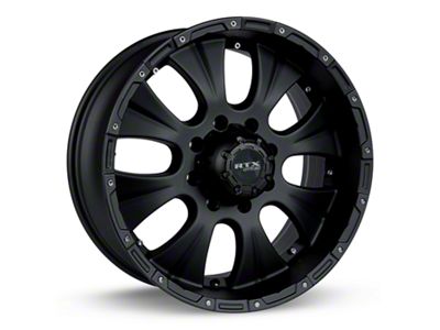 RTX Offroad Wheels Crawler Matte Black 6-Lug Wheel; 17x8; 20mm Offset (19-23 Ranger)