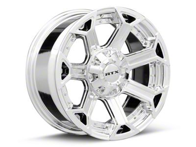 RTX Offroad Wheels Peak Chrome 6-Lug Wheel; 18x9; 0mm Offset (99-06 Sierra 1500)