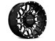 RTX Offroad Wheels Claw Gloss Black Milled with Rivets 6-Lug Wheel; 20x9; 0mm Offset (19-24 Silverado 1500)