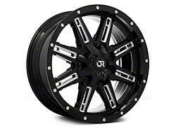 RTX Offroad Wheels Ravine Black Milled 8-Lug Wheel; 18x9; 10mm Offset (07-10 Silverado 3500 HD SRW)