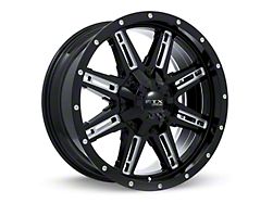 RTX Offroad Wheels Ravine Black Milled 6-Lug Wheel; 18x9; 10mm Offset (21-25 Yukon)