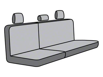 Ruff Tuff LX Series Rear Seat Covers; Kryptek Typhon (21-24 F-150 XLT SuperCrew)