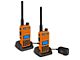 Rugged Radios GMR2 GMRS and FRS Two Way Handheld Radios; Safety Orange