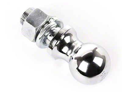 Rugged Ridge 1-7/8-Inch Trailer Hitch Ball; Chrome