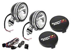 Rugged Ridge 6-Inch Round Halogen Fog Lights; Set of Two (Universal; Some Adaptation May Be Required)