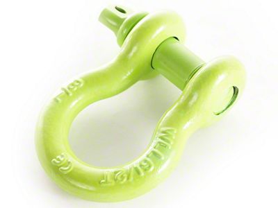 Rugged Ridge 7/8-Inch 13,500 lb. D-Ring Shackle; Green