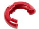 Rugged Ridge 7/8-Inch D-Ring Shackle Isolators; Red; Set of Two