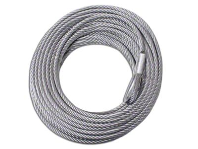 Rugged Ridge 8,500 lb. Winch Steel Cable; 5/16-Inch x 94-Foot