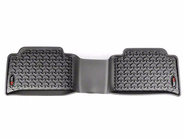 Rugged Ridge All-Terrain Rear Floor Liner; Black (15-22 Canyon Crew Cab)