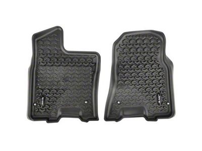 Rugged Ridge All-Terrain Front Floor Liners; Black (10-11 RAM 2500 Crew Cab)