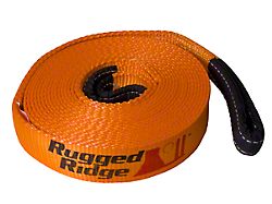 Rugged Ridge 4-Inch x 30-Foot Recovery Strap; 40,000 lb.