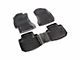 Rugged Ridge All-Terrain Front and Rear Floor Liners; Black (07-14 Sierra 2500 HD Crew Cab)