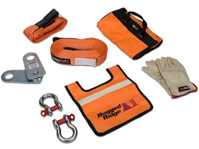 Rugged Ridge XHD Recovery Gear Kit; 30,000 lb.