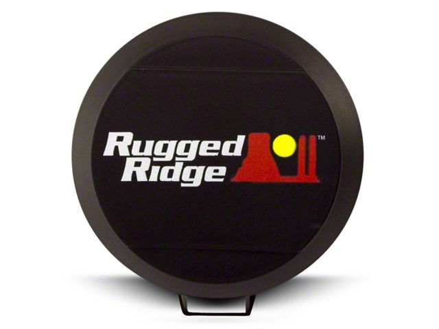 Rugged Ridge 6-Inch HID Off-Road Light Cover; Black