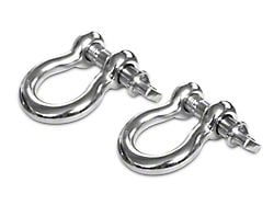 Rugged Ridge 3/4-Inch D-Ring Shackles; Stainless Steel