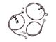 Russell Stainless Steel Braided Brake Line Kit; Front and Rear (05-06 2WD Sierra 1500 w/ Front Disc & Rear Drum Brakes)