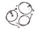 Russell Stainless Steel Braided Brake Line Kit; Front and Rear (05-06 2WD Silverado 1500 w/ Front Disc & Rear Drum Brakes)