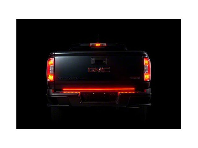 Putco Blade LED Tailgate Light Bar; 48-Inch; Red (17-19 F-350 Super Duty)