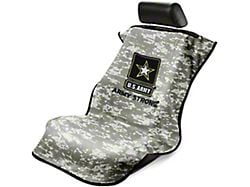 Seat Towel with US Army Logo; Camo (Universal; Some Adaptation May Be Required)