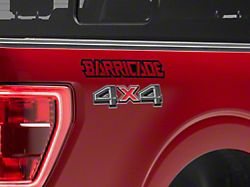 SEC10 Barricade Outline Decal; Black (Universal; Some Adaptation May Be Required)