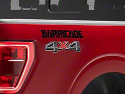 SEC10 Barricade Standard Decal; Black (Universal; Some Adaptation May Be Required)